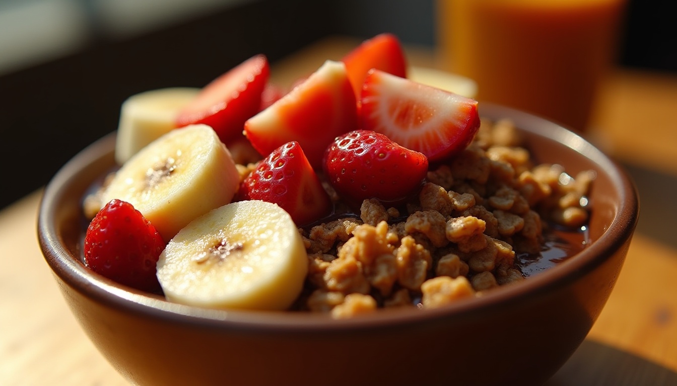 Schoko Banane Bowl Hamburg – Veganes Soulfood zum Frühstück im Lovaena Café