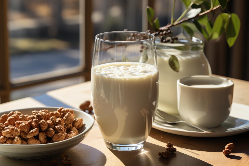 Pflanzliche Milchalternativen – Soja-, Hafer- & Mandelmilch im Vergleich im Lovaena Café Hamburg