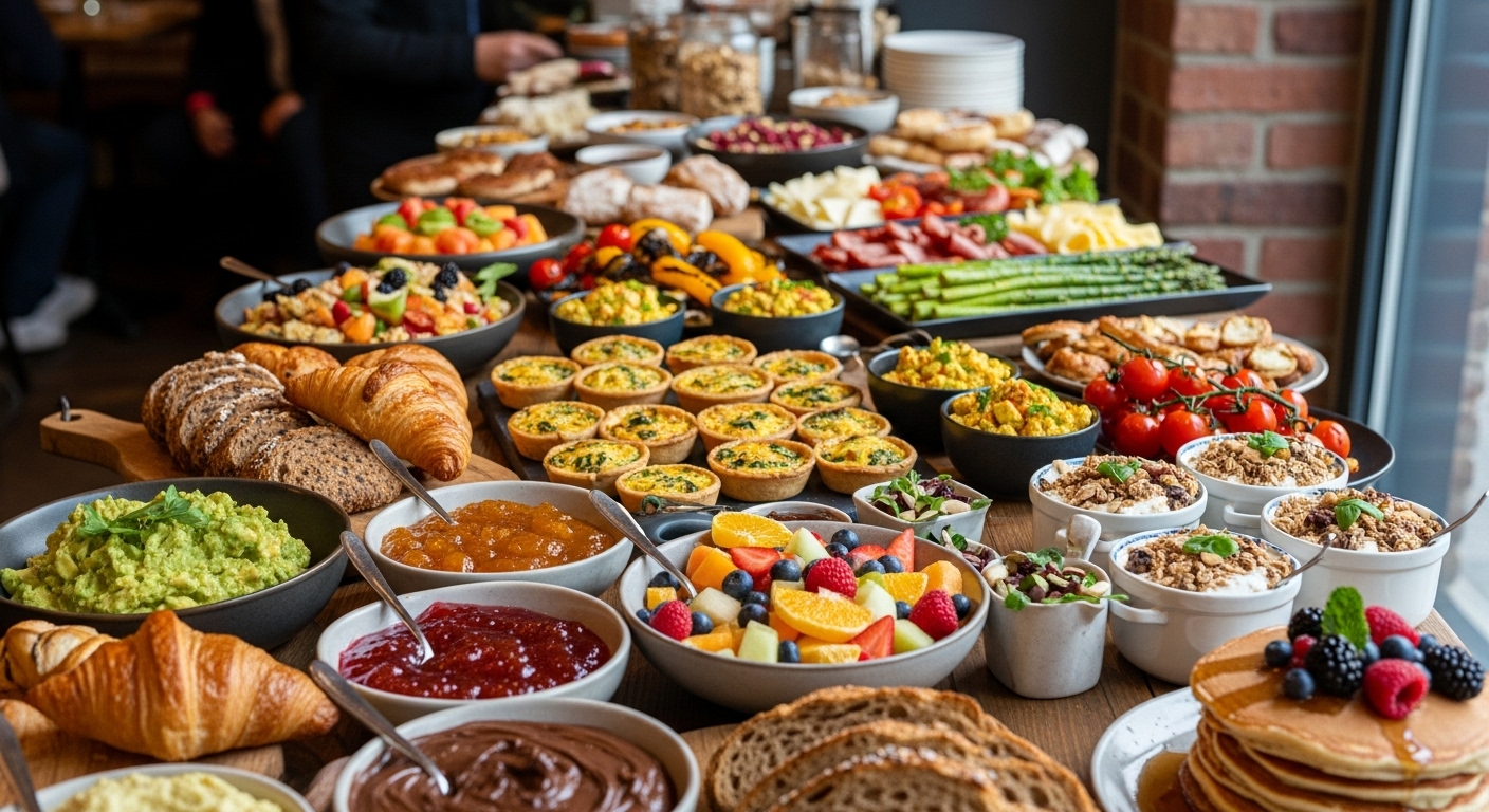 Veganer Brunch Hamburg – Lovaena Café Wilhelmsburg Frühstücksbuffet